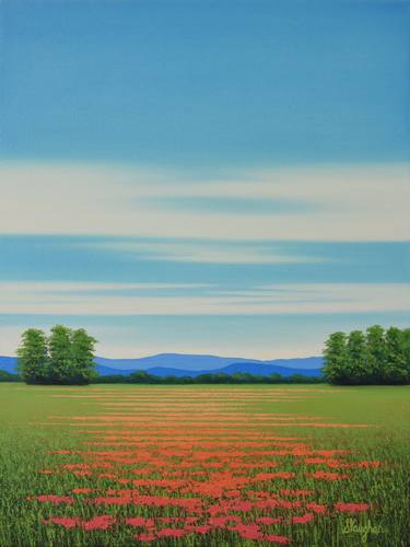 Original Impressionism Landscape Paintings by Suzanne Vaughan