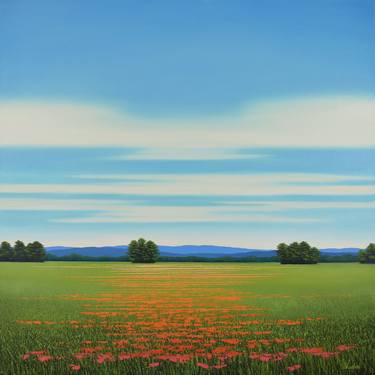 Print of Contemporary Landscape Paintings by Suzanne Vaughan