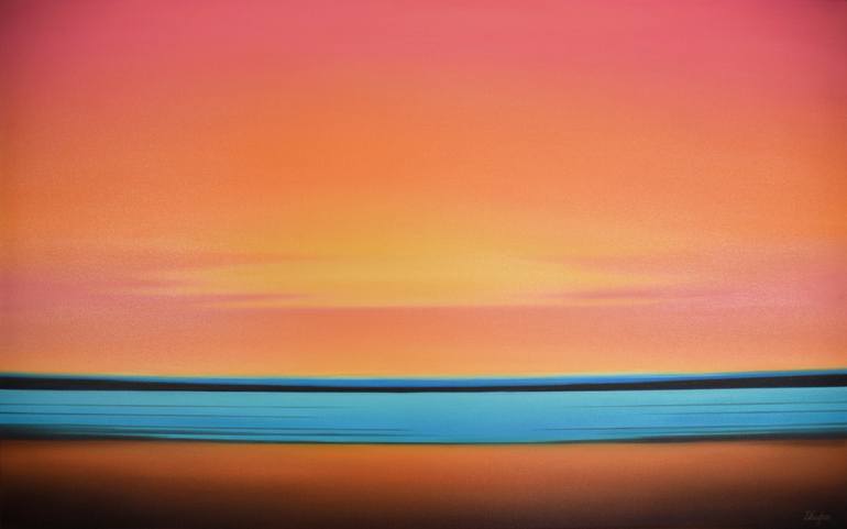 Print of Contemporary Landscape Paintings by Suzanne Vaughan