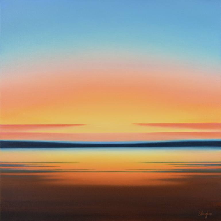Print of Contemporary Landscape Paintings by Suzanne Vaughan