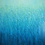 Shifting Tide Blues - Color Field by Suzanne Vaughan