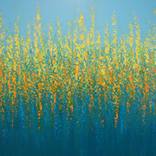 Colorful Meadow - Color Field Abstract by Suzanne Vaughan