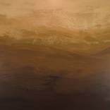 Mocha Brown - Color Field Abstract by Suzanne Vaughan