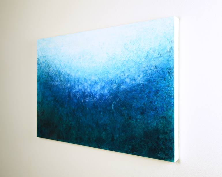 Original Abstract Seascape Painting by Suzanne Vaughan
