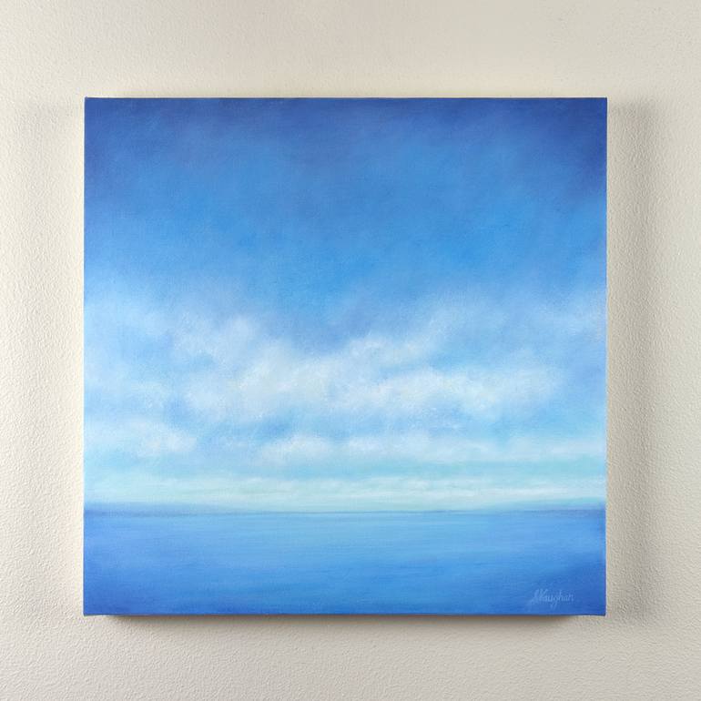 Original Abstract Expressionism Seascape Painting by Suzanne Vaughan