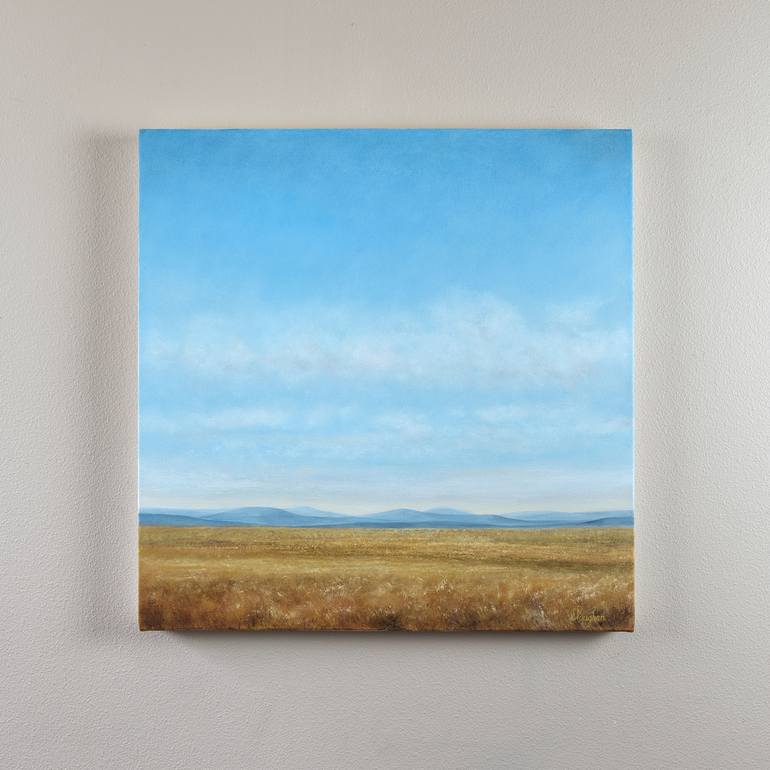 Original Minimalism Landscape Painting by Suzanne Vaughan