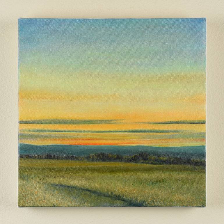 Original Minimalism Landscape Painting by Suzanne Vaughan