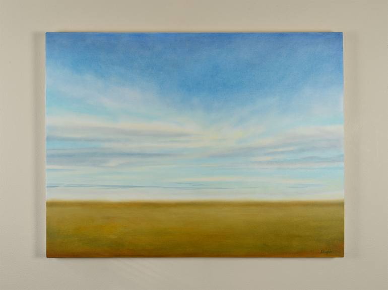 Original Minimalism Landscape Painting by Suzanne Vaughan