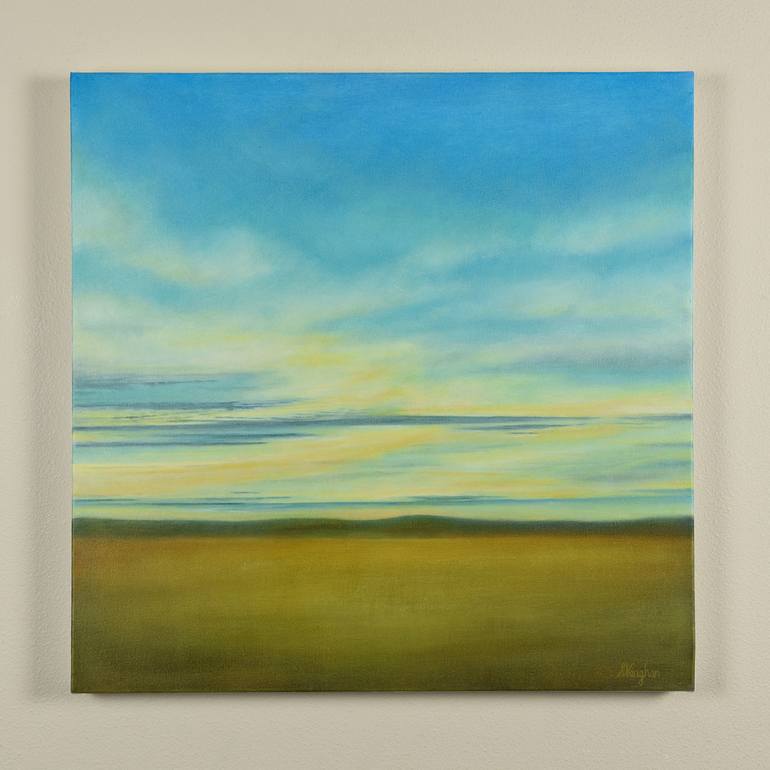 Original Abstract Landscape Painting by Suzanne Vaughan