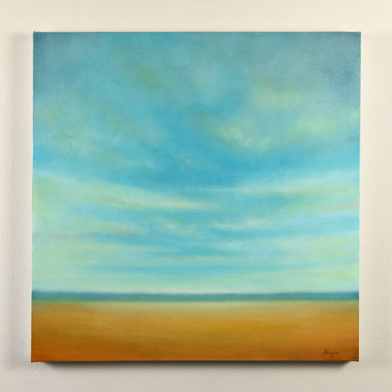 Original Minimalism Landscape Painting by Suzanne Vaughan