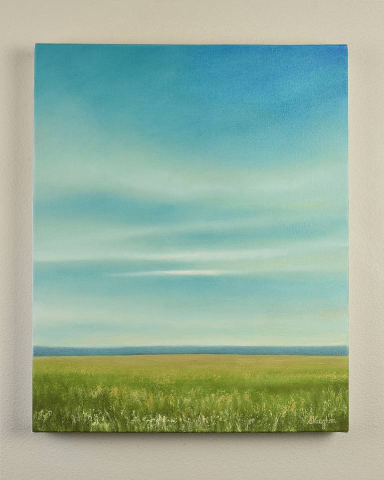 Original Minimalism Landscape Painting by Suzanne Vaughan