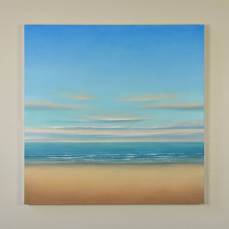 Original Minimalism Beach Painting by Suzanne Vaughan