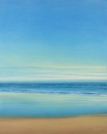 Print of Realism Beach Paintings by Suzanne Vaughan