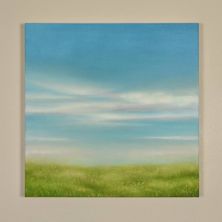 Original Impressionism Landscape Painting by Suzanne Vaughan