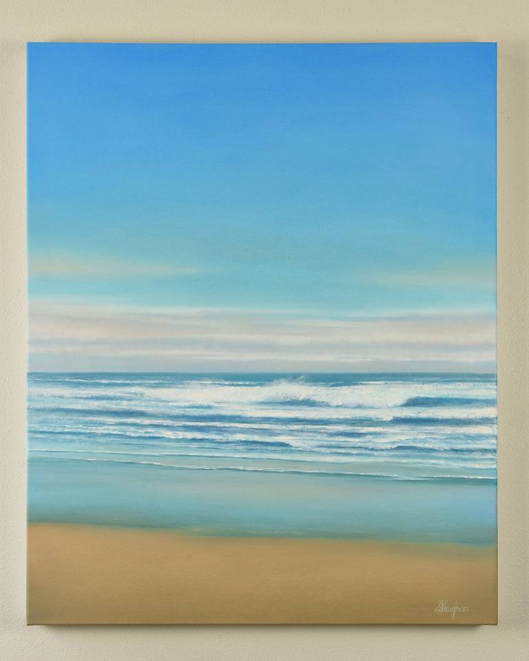 Original Realism Beach Painting by Suzanne Vaughan