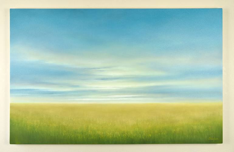 Original Minimalism Landscape Painting by Suzanne Vaughan