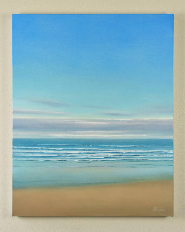 Original Realism Beach Painting by Suzanne Vaughan