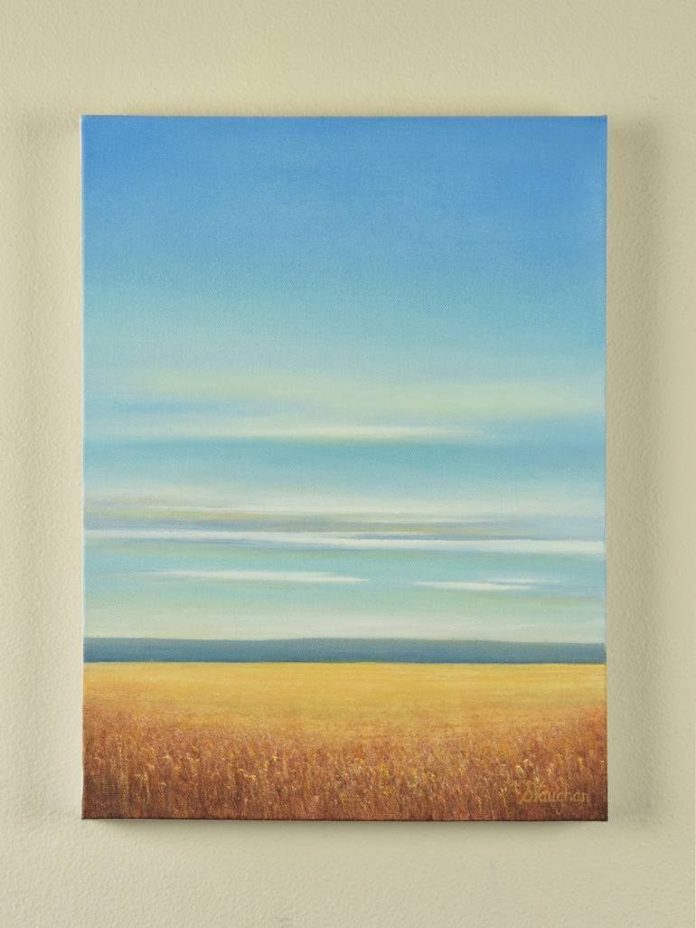 Original Minimalism Landscape Painting by Suzanne Vaughan