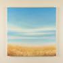 Glowing Wheat - Blue Sky Landscape