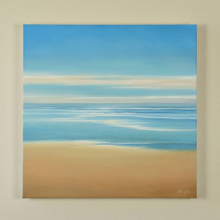 Original Minimalism Beach Painting by Suzanne Vaughan