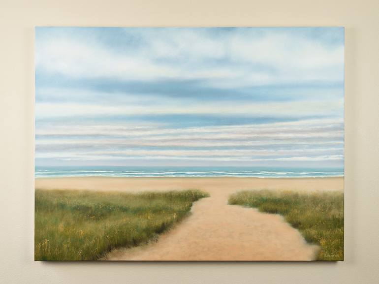 Original Realism Beach Painting by Suzanne Vaughan