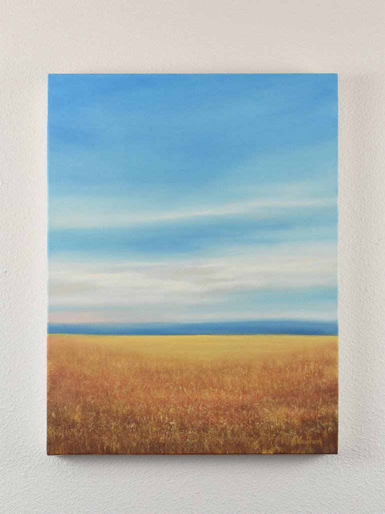 Original Minimalism Landscape Painting by Suzanne Vaughan