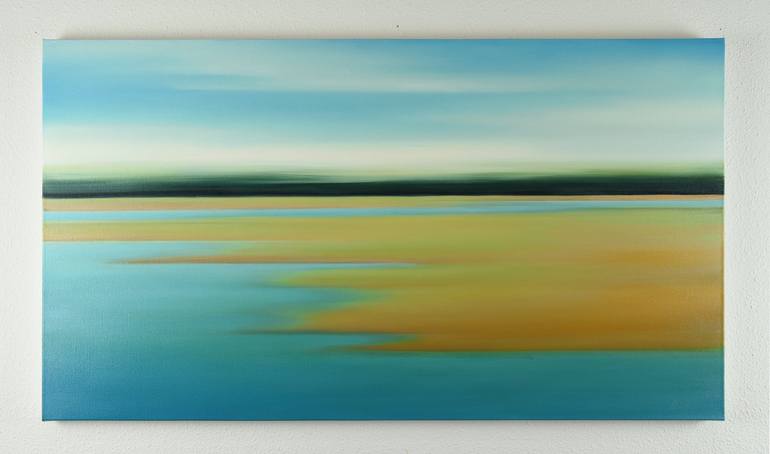 Original Abstract Landscape Painting by Suzanne Vaughan