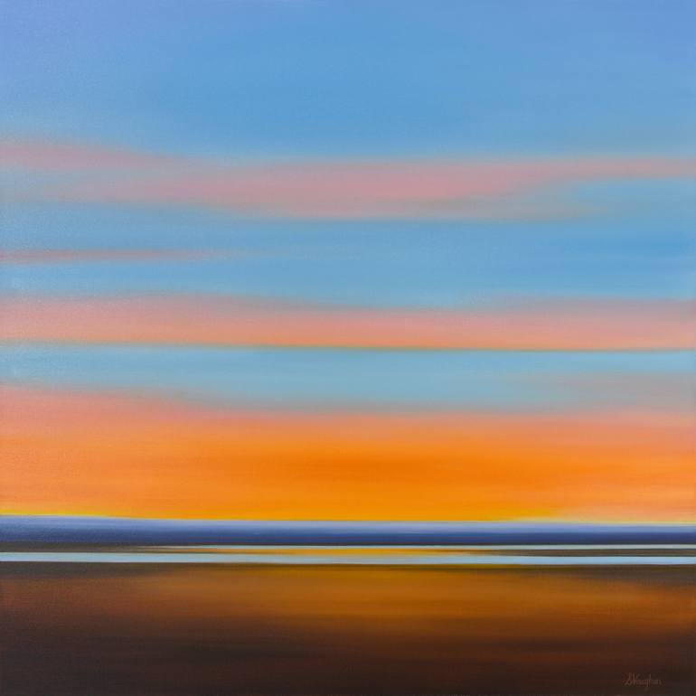 Dynamic Sky - Abstract Landscape Painting by Suzanne Vaughan | Saatchi Art