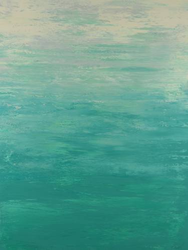 Teal Green - Modern Abstract Seascape thumb