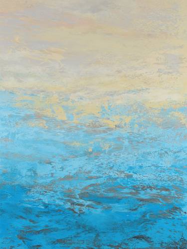 Original Abstract Beach Paintings by Suzanne Vaughan