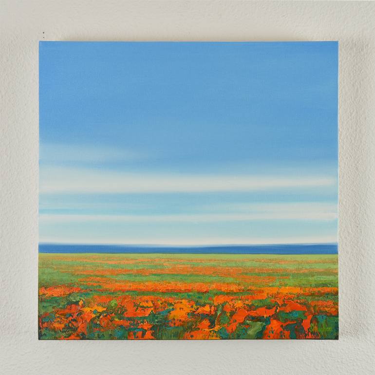 Original Impressionism Landscape Painting by Suzanne Vaughan