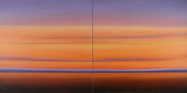 Glowing Twilight - Colorful Abstract Landscape thumb