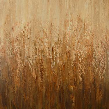 Golden Field - Textured Nature Abstract thumb