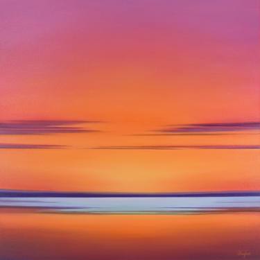 Vibrant Sunset - Colorful Abstract Landscape thumb