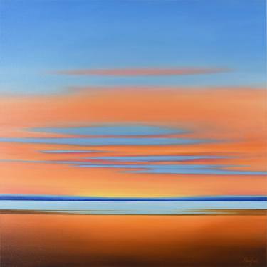 Evening Sky - Contemporary Abstract Landscape thumb