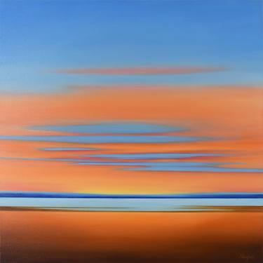 Evening Sky - Contemporary Abstract Landscape image