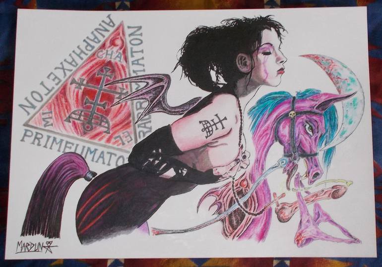 Original Figurative Erotic Painting by Faustus Crow