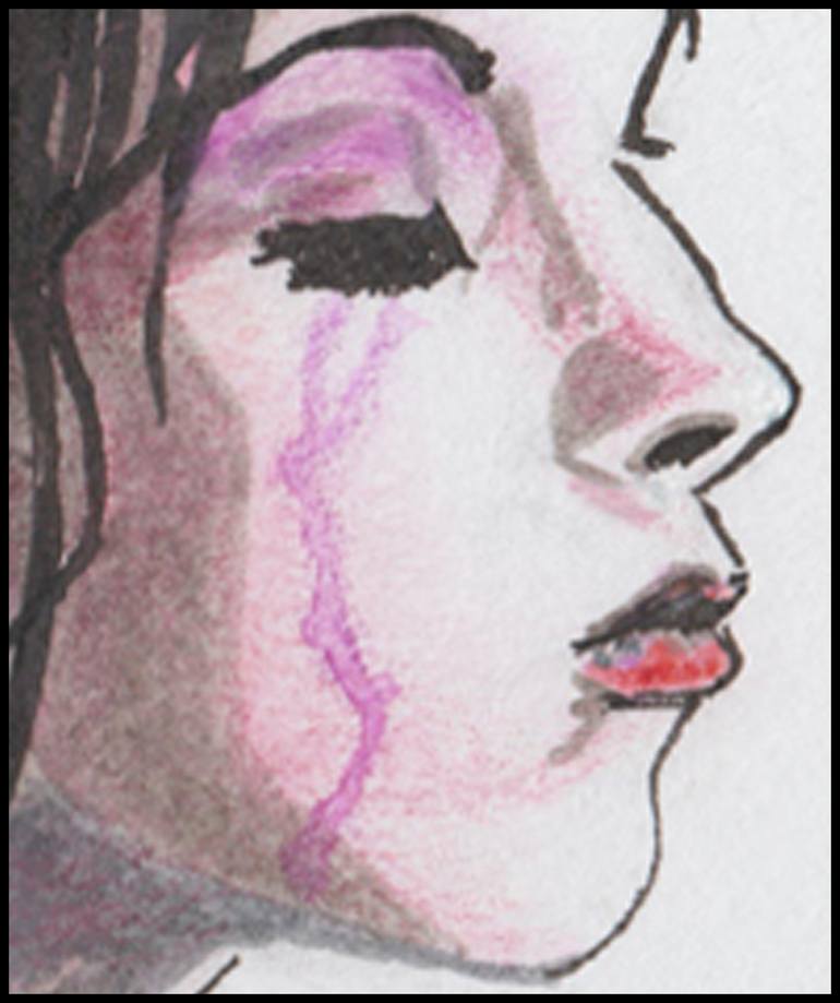 Original Figurative Erotic Painting by Faustus Crow