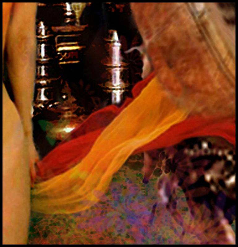 Original Surrealism Erotic Mixed Media by Faustus Crow