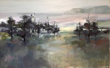 Original Abstract Landscape Paintings by Anja Clarke