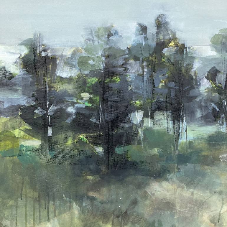 Original Abstract Landscape Painting by Anja Clarke