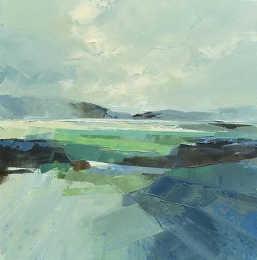 Original Abstract Landscape Paintings by Anja Clarke