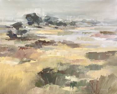 Original Abstract Landscape Paintings by Anja Clarke