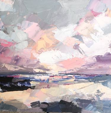 Print of Abstract Expressionism Landscape Paintings by Anja Clarke