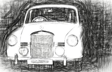 Print of Car Drawings by ANIL KUMAR K