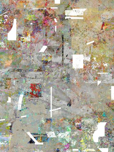 Original Abstract Mixed Media by Luis Fontanills