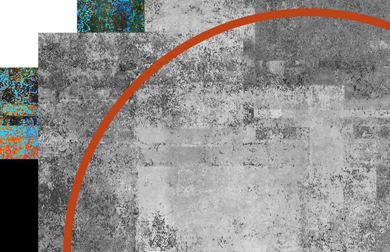 Original Minimalism Abstract Mixed Media by Luis Fontanills