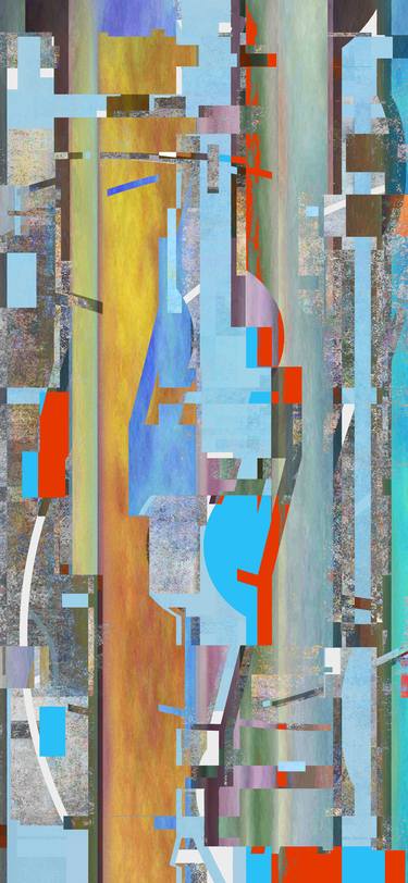 Original Cubism Abstract Mixed Media by Luis Fontanills