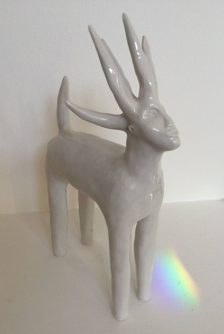 Original Figurative Animal Sculpture by Nell Brickner Eakin
