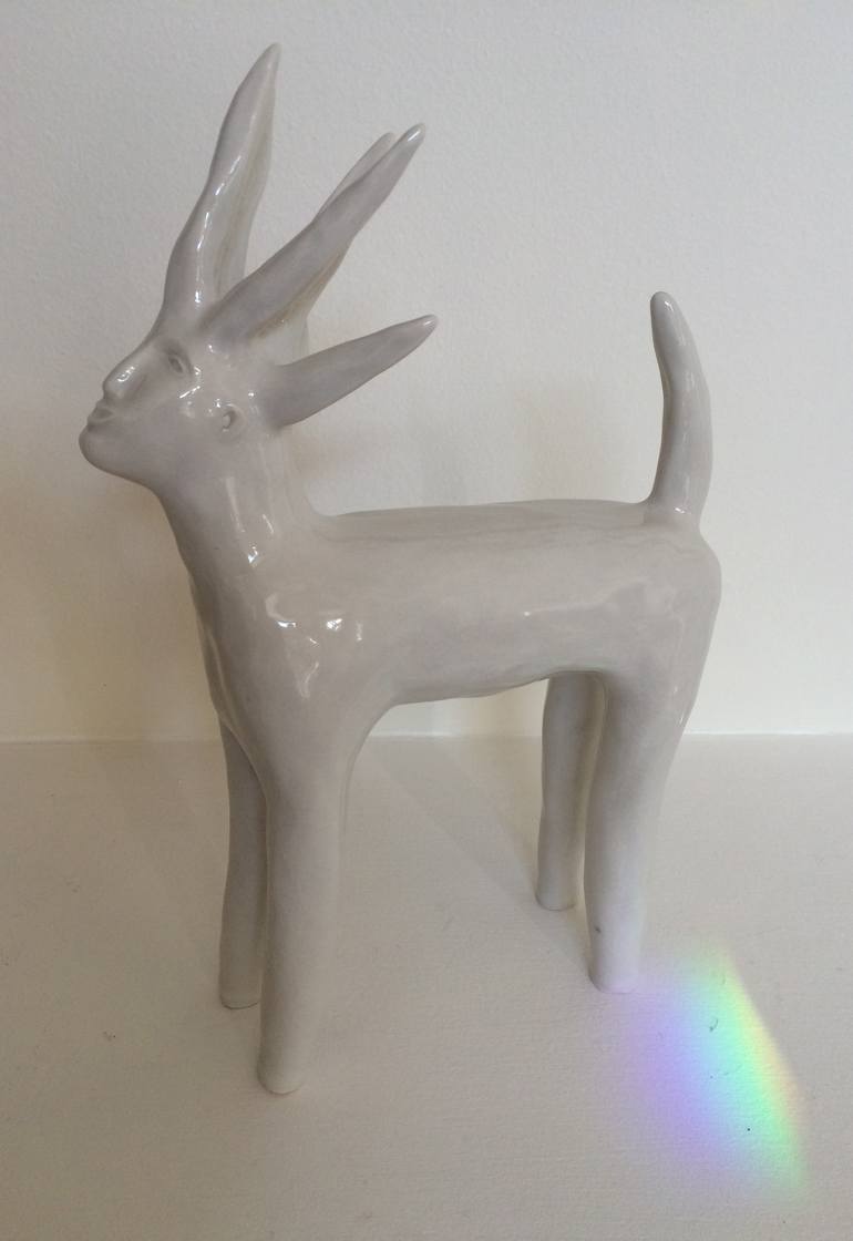 Original Figurative Animal Sculpture by Nell Brickner Eakin